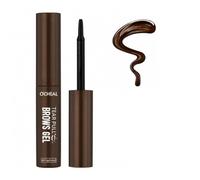 LEFZUR Tinta para Cejas Peel-Off en Color Marrón Oscuro,Gel de Larga Duración Resistente al Agua con Efecto Tatuaje,Fórmula Suave y Fácil de Aplicar para un Acabado Natural y Definido,para Uso Diario