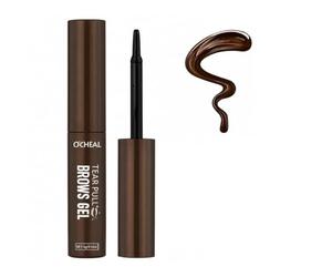 LEFZUR Tinta para Cejas Peel-Off en Color Marrón Oscuro,Gel de Larga Duración Resistente al Agua con Efecto Tatuaje,Fórmula Suave y Fácil de Aplicar para un Acabado Natural y Definido,para Uso Diario