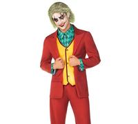 Leg Avenue 3 pezzi, Deviant Clown include giacca, dickey e pantaloni, multicolore, piccolo