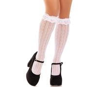 Leg Avenue 3984 00222 Collant, Bianco, Etichettalia Unica Donna
