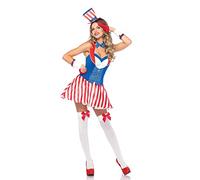 Leg Avenue 4 Pezzi, 86170 Yankee Doodle Darling, Costume di Carnevale, per Donna, M/L, Multicolore