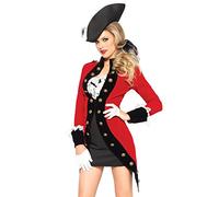 Leg Avenue 85386 - Rebel Tuta Red Coat, la Dimensione Media delle Donne (38 Euro)