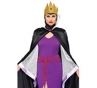 Leg Avenue 85633 2 Pezzi Tödliche Regina Scuri, Costume di Carnevale, per Donna, S/M, Multicolore