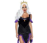 Leg Avenue 86764 03901 Kids Jameson 2 V, Nero/Viola, S Donna