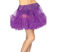 Leg Avenue- Layered Tulle Petticoat Abito Sottoveste Accessori per Costumi, Tinta Unita, Colore Viola, Taglia Unica, 899022053