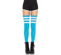 Leg Avenue Athlete Over The Knee SOCKS, Blu Neon, Taglia Unica