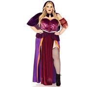 Leg Avenue Black Magic Babe Plus Size Set di costumi, 3X-4X