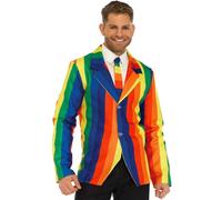 Leg avenue - blazer + cravatta arcobaleno m