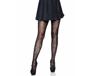 Leg Avenue calzamaglia del merletto in cobweb disegno O/S, 1 pezzo
