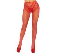 Leg avenue - calze a rete senza cavallo rosso