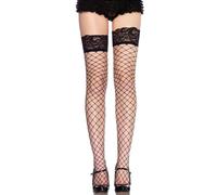 Leg Avenue Fence Net Thigh Highs 9037 Black