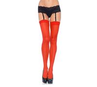 Leg Avenue Sheer, Collant Donna, Rosso (Rouge), Taglia Unica