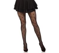 Leg Avenue Collant A Rete Love Struck Heart Donna