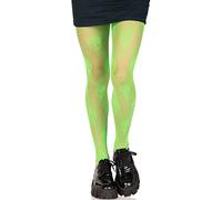 Leg Avenue Collant a Rete, Verde Alien, Taglia Unica Donna