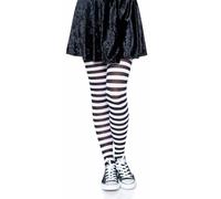Leg Avenue Collant A Righe In Costume Calze Donna (Pacco da 1)