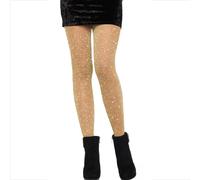 Leg avenue - collant trasparenti dorato