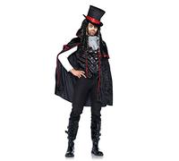 Leg Avenue - Costume Classico da Vampiro, Uomo, Colore: Nero, Taglia: M