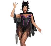 Leg Avenue Costume da body da donna malvagio, taglia M