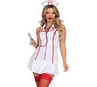Leg avenue - costume da capo infermiera bianco s/m
