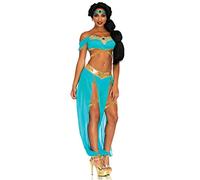 Leg Avenue - Costume da principessa araba Oasis da donna, Blu, XX-Small