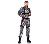 Leg Avenue - Costume Mimetico da paracadutista, Uomo, Taglia: M