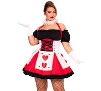 Leg Avenue - Costume per travestimento da Carta da gioco, Donna, S/M
