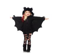 Leg Avenue - Costume per travestimento da Pipistrello, Bambina, colore: Nero, S (4-6 anni)