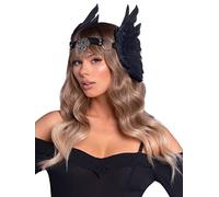Leg Avenue Costumi da donna per adulti, nero, taglia unica US, nero, taglia unica