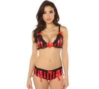 Leg Avenue - Ensemble RAYURES et Rubans [Vêtements]