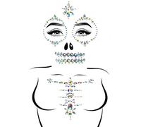 Leg Avenue EYE032 18322 Occhiali per Travestimenti, Scheletro Trasparente, Taglia Unica Donna