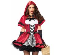 Leg Avenue Gotico Cappuccetto Rosso Favola Adulto Donna Halloween Costume 85230
