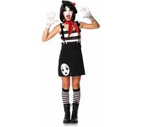 Leg Avenue Miss Mimo Adolescenti Costume Halloween Nero e Bianco