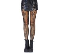 Leg Avenue Occult Net Collant, Nero, One Size Donna