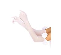 Leg Avenue Opera length bow top gloves, One Size