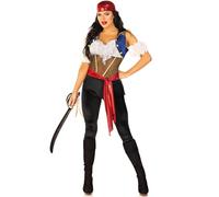 Leg Avenue Ravishing Pirate Catsuit Costume da donna, M