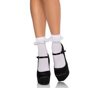 Leg Avenue Anklet with Lace Ruffle 3013 White