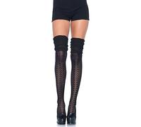 Leg Avenue Scrunch Over The Knee Sock, Nero, Taglia Unica
