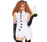 Leg Avenue Sexy Mad Scientist Costumi per Adulti, Bianco, M (EUR 40-42) Donna