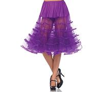 Leg Avenue Sottogonna da Donna, Lunghezza al Ginocchio, Colore Viola, Taglia Unica