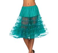 Leg Avenue, Sottogonna Lungo al Ginocchio, Giada Verde, Taglia Unica