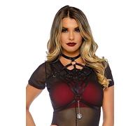 Leg Avenue Spiderweb Body Harness Accessorio, Nero (Black), Produttore: Taglia unicaUk 6-12 Donna