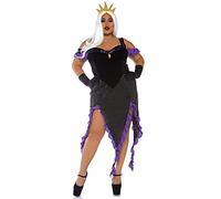 Leg Avenue Sultry Sea Witch Accessorio, Nero (Black, Purple), (Taglia Produttore: 3X-4XUk 24-28) Donna