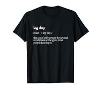 Leg Day Definition Mens Gym Pump Cover Oversize Gym Workout Maglietta