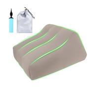 Leg Elevating Pillow, Inflatable Foot Rest Cushion, Bed Sofa Travel, Soft Portable Legs Comforts Pillow for Back Hip Knee Ankle Comfort Pregnancy Seniors, 31.5x21.65x15.75 inches