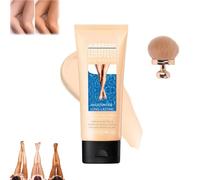Leg Make-Up Waterproof Lotion, Colour Correcting Concealer, Scar Cover Tattoo, Foundation for the Body with Full Coverage, Long-Lasting Balances Skin Tone (01)