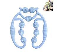 Leg Massager Roller, Ring Clamp Leg Massager, 360° Wrap-Around Massage, Leg shaping and muscle relaxation,Various colors available (Blue,No mace)