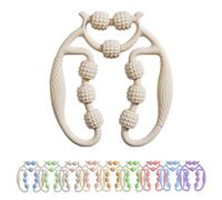 Leg Massager Roller, Ring Clamp Leg Massager, Thin Legs Magic Weapon For Arms, Legs, Forearms, Calves, Neck (White)