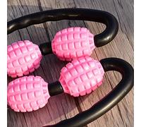 Leg muscle massager roller, leg massager, manual plastic roller massager, muscle pain massage roller, full body roller brush.