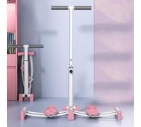 Leg Trainer - Macchina da sci 2 in 1 per esercizi muscolari del pavimento pelvico, pieghevole, con bracciolo sollevabile e pedale antiscivolo per bodybuilding e glutei