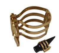 Lega Alto Sax, sax sax di saxfono | Bocchino a doppia vite double oro alt che bocchetto di bocchetto legale-multifunzionale sassofono accessori per esercizi per sassofonisti, amanti della musica, divi